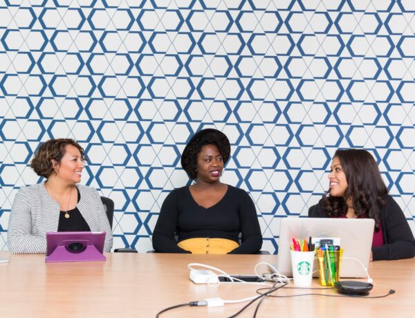 Women sitting around a conference table